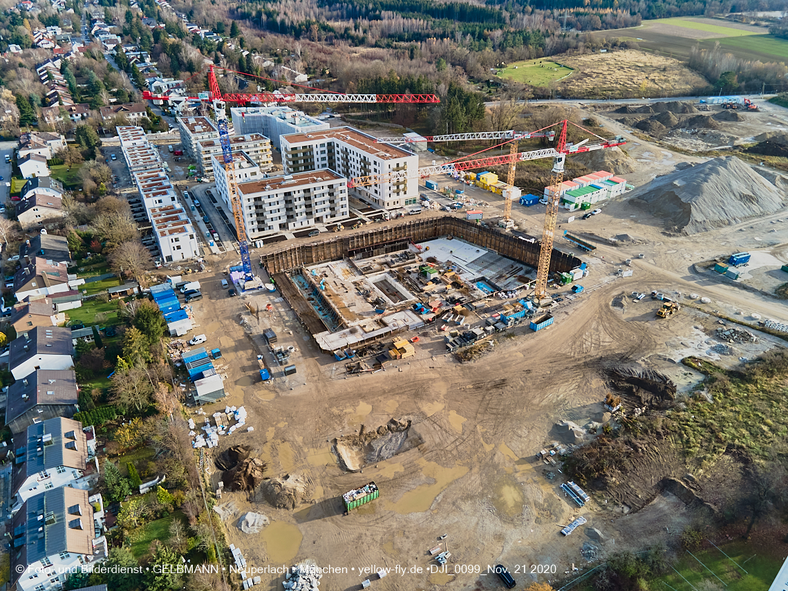 21.11.2020 - Piederstrorfer Gelände und Alexisquartier in Neuperlach in München